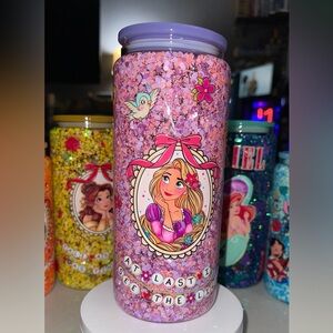 Rapunzel Glitter Tumbler